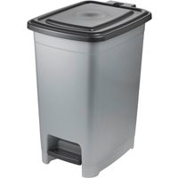 keeeper Treteimer olaf silber B/H/L: ca. 42x53x32 cm von Keeeper