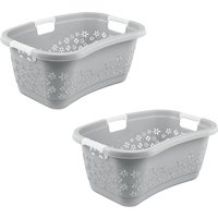 keeeper Wäschekorb "lasse, 2er Set, Korb mit Softgriffen, 65 x 45 x 28 cm, 50 l" ergonomische Form, komfortable Softgriffe, Hüftstütze keeeper Wäschekorb "lasse, 2er Set, Korb mit Softgriffen, 65 x 45 x 28 cm, 50 l" ergonomische Form, komfortable Softgriffe, Hüftstütze von Keeeper
