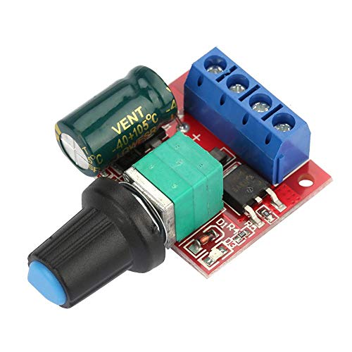 Keenso PWM Drehzahlregler, 5V-28V 5A DC Motor Drehzahlregler PWM Drehzahlregler Treiber Controller Schalter Spannungsregler LED Dimmer Drehzahlregler Modul von Keenso