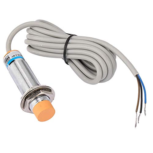 Induktiver Näherungssensor, 10 mm Abstand, 3 Drähte PNP Schließer Induktiver Näherungssensor, Schalterdetektor LJC18A3-B-Z/BY Messing vernickelt Magnetischer Näherungssensor DC12-24V Elektrisch Und von Keenso