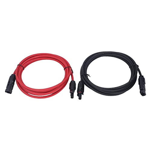 Keenso 1000 VDC 12AWG Solar Panel Verlängerungskabel mit Weiblicher Männlicher Stecker (3 Meter) von Keenso