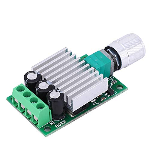 Keenso 12-30 V PWM Motor Speed Controller-Board-Modul 10A Hochleistungsgeschwindigkeitsregler Dimmschalter, Hergestellt mit Leiterplatte, Geeignet für die Motorregelung (PWM -Geschwindigkeitsregler) von Keenso
