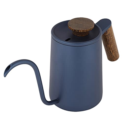 Keenso 304 Edelstahlauslauf Modern View Design Holzstufe und Abdeckung Nachhaltiger Grauer Casserie (BLUE) von Keenso