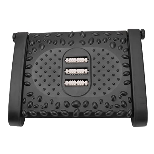 Keenso 6 Höhe Einstellbar Unter Desktop -Unterstützung mit Massagekonstruktion und -Rolle, PP Material Footstool mit Massagestruktur für Büro, Geeignet für Einstellbares Unter Desktop Shore, (Black) Keenso 6 Höhe Einstellbar Unter Desktop -Unterstützung mit Massagekonstruktion und -Rolle, PP Material Footstool mit Massagestruktur für Büro, Geeignet für Einstellbares Unter Desktop Shore, (Black) von Keenso