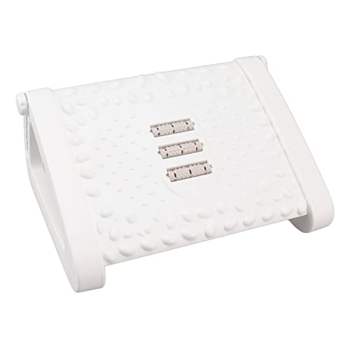 Keenso 6 Höhe Einstellbar Unter Desktop -Unterstützung mit Massagekonstruktion und -Rolle, PP Material Footstool mit Massagestruktur für Büro, Geeignet für Einstellbares Unter Desktop Shore, (White) Keenso 6 Höhe Einstellbar Unter Desktop -Unterstützung mit Massagekonstruktion und -Rolle, PP Material Footstool mit Massagestruktur für Büro, Geeignet für Einstellbares Unter Desktop Shore, (White) von Keenso
