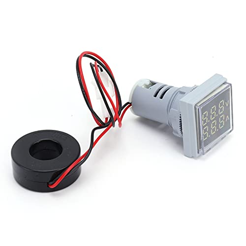 Keenso AD16-22FVA-Strom-Signalmesser Zeigen Leichten Niedrigen Energieverbrauch 60~500 V Wechselstrom für Fabrikarbeiter (WHITE) von Keenso