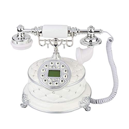 Keenso Altmodisches Telefon Drehschalter Antiquitäten Telefon, Lärmfreie Anrufqualität, One-Touch-Redial für Home Office, Uhr-Uhr-Takt-Display für Nostalgie-Liebhaber Jahresmonatstag Keenso Altmodisches Telefon Drehschalter Antiquitäten Telefon, Lärmfreie Anrufqualität, One-Touch-Redial für Home Office, Uhr-Uhr-Takt-Display für Nostalgie-Liebhaber Jahresmonatstag von Keenso