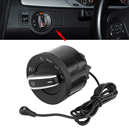 Keenso Auto Lichtschalter Modul, Auto Scheinwerferschalter Lichtschalter mit Lichtsensor Scheinwerferschalter 1Z0941431K für MK5 MK6 Keenso Auto Lichtschalter Modul, Auto Scheinwerferschalter Lichtschalter mit Lichtsensor Scheinwerferschalter 1Z0941431K für MK5 MK6 von Keenso