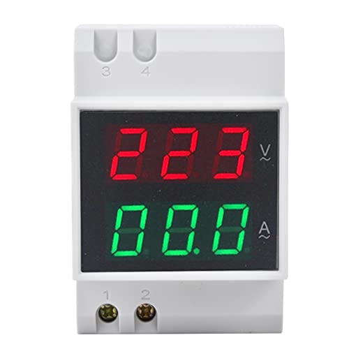 Keenso Dinrail Digital Spannung Ampere Meter Machined Double Display Voltmeter Amperemeter für Industrielle Anwendungen von Keenso