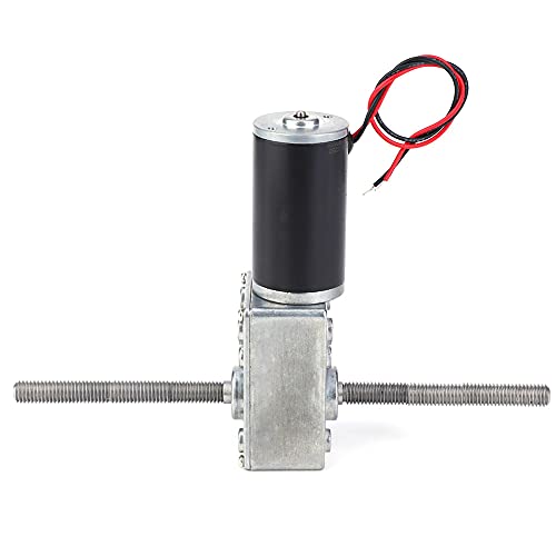 Keenso Doppelachse -Reduktion Motor mit Hohem Getriebemotor für den Hausgebrauch (Geschwindigkeitsreduzierungsverhältnis 100) von Keenso