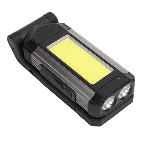Keenso Faltbares Arbeitslicht, 7 Beleuchtungsmodi & Cob Tech, Magnethaken, USB Wiederaufladbare 2200 -mAh -Stromversuche (GRAY) von Keenso