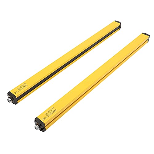 Keenso Fast Response Light Vorhang Sicherheitsleuchten für das Schmieden von Werkzeugmaschinen und Robotik Aluminiumlegierung Material 17,1 Zoll Größe (12 Strahl (BEM1240-30NB)) von Keenso