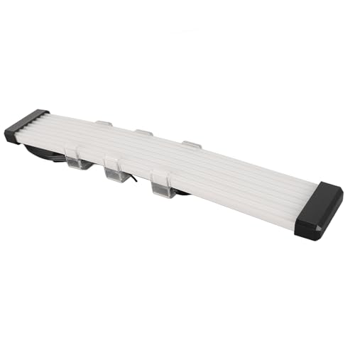 Keenso Flexible Argb -Motherboardkabel für PC GPU -CPU, Erstaunliche Visuelle Effekte, Weit Verbreitete Kompatibel (X8 flach (für ein oder doppelte 8 -Pin -Kabel)) von Keenso