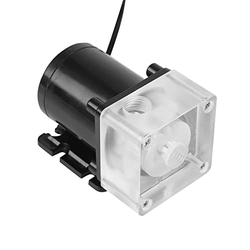 Keenso Geräuschloses CPU-Wasserkühlsystem Pumpe G1/4-Gewinde Hochfluss-Wasserbeule für PC Einfach zu Installieren für DIY-Enthusiasten von Keenso