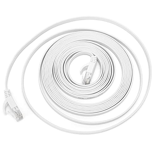 Keenso Gigabit Cat6 -Ethernet -Kabel mit Verdrehtem Paar mit 8 Kernen Zur Übertragung von Stabilem Netzwerk, RJ45 Schnittstelle für Mehrere Geräte, Geeignet für Router und PVC Smart Fernseher (#9) von Keenso