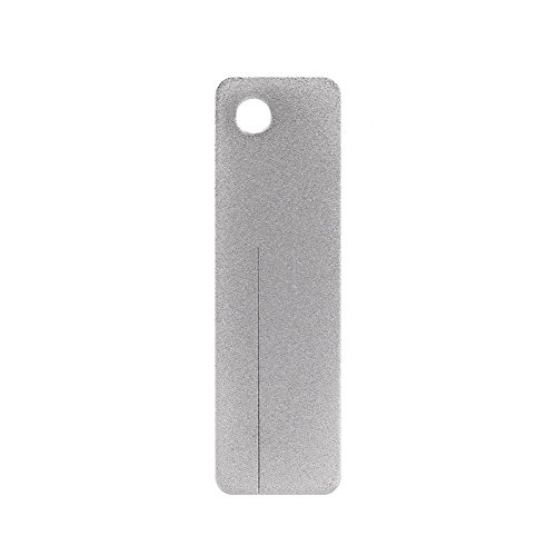 Keenso Hakenschärfer Diamond Wear-Resistant Haken Datei Portable Silber Mini Groove Outdoor Hakenschärfer von Keenso