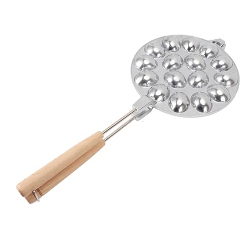 Keenso Heimbäckerei Elegant Oval Geformtes Aluminiumlegierung Cookie Formler 16 Loch Nicht -Stick -Backwerkzeug (Typ 2) von Keenso