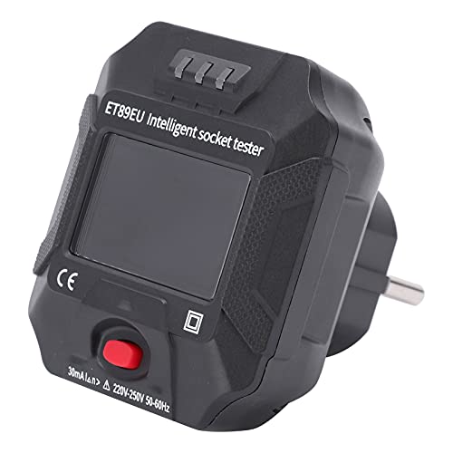 Keenso Intelligenter LCD -Display -Socket Tester für Home Appliance Wechselstromspannungsfrequenzdetektor von Keenso
