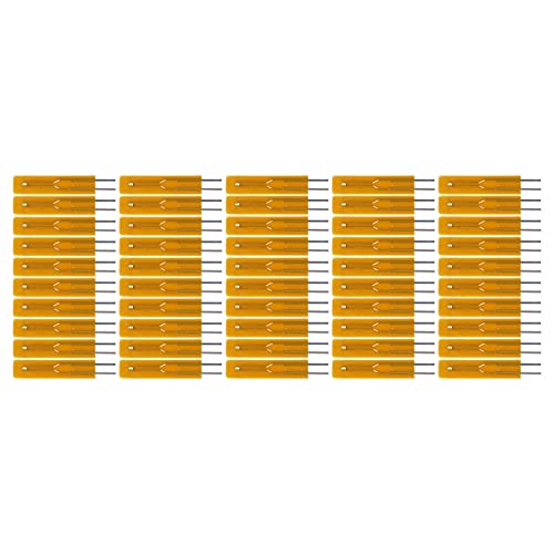 Keenso Isolierter Dünnfilm -Thermistor für Anwendungen, 50 X Dünnfilm -Thermistor (MF55-502F-B3950-L25 (5K 3950)) von Keenso