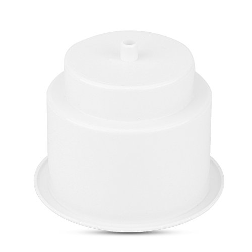 Keenso Marine Getränkehalter, Universal Boot Plastikb Becherhalter Zweistufiges Design Becherhalter mit Einsatz Ablaufloch für Boot Marine Yacht Spieltisch Sofa RV (weiß) von Keenso