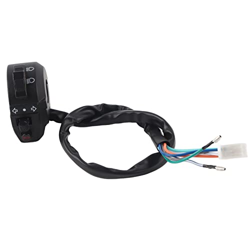 Keenso Motorrad Lenkerschalter, Motorrad Universal 12V Lenkerschalter Hupenschalter + Blinkerschalter + Niedriger/Fernlichtschalter Keenso Motorrad Lenkerschalter, Motorrad Universal 12V Lenkerschalter Hupenschalter + Blinkerschalter + Niedriger/Fernlichtschalter von Keenso