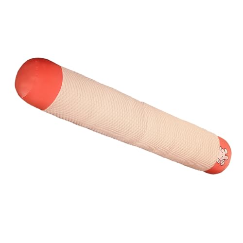 Keenso Plüschweiches Langes Kissen mit Zylindrischer Form, Atmungsaktives Körperkissen für Einen Besseren Schlaf, Abnehmbares Waschbares Design, Geeignet für Erwachsene Geeignet (Kaninchen 85 cm) von Keenso