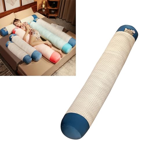 Keenso Plüschweiches Langes Kissen mit Zylindrischer Form, Atmungsaktives Körperkissen für Einen Besseren Schlaf, Abnehmbares Waschbares Design, Geeignet für Erwachsene Geeignet (Katze 100cm) von Keenso