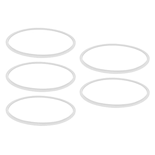 Keenso Schnellkochtopf Silikondichtung 5pcs Versiegelungsring Ersatz Effiziente Versiegelung für Heimküchenwerkzeug (28CM) von Keenso
