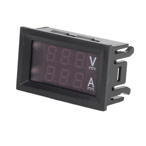 Keenso Sensitive Digital Voltmeter Amperemeter-Messmesser DC 0V-100V für Schaltungsschutz- Doppelte Dreistellige LED-LED-LED-Anzeige (50A) von Keenso