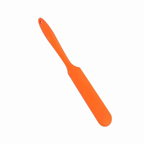 Keenso Silikon Spatel High Pinsel Kochen - aus Lebensmittelunterrichtsmaterial - Einfach und Einfach zu Hause zu Reinigen oder Professionell für die Perfekte Orange Zum Kochen (ORANGE) von Keenso