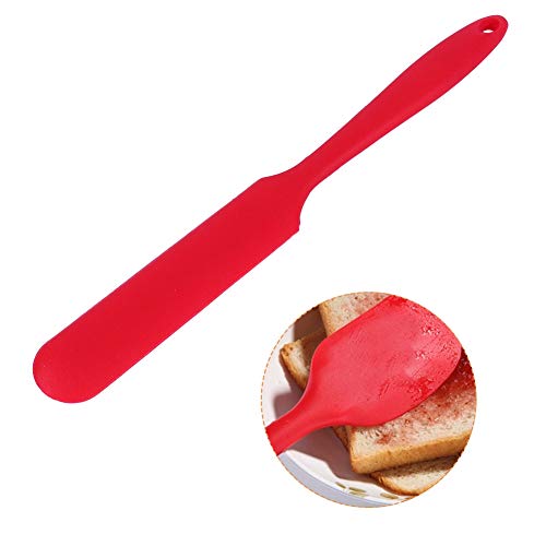 Keenso Silikon Spatel High Pinsel Kochen - aus Lebensmittelunterrichtsmaterial - Einfach und Einfach zu Hause zu Reinigen oder Professionell für die Perfekte Orange Zum Kochen (Rot) von Keenso