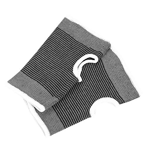 Keenso Sport Handstütze, 1 Paar Unisex Sport Halbfinger Handschuhe Krafttrainning Baumwolle elastische Handgelenkstütze Sport Handflächenschutz (Grau) von Keenso