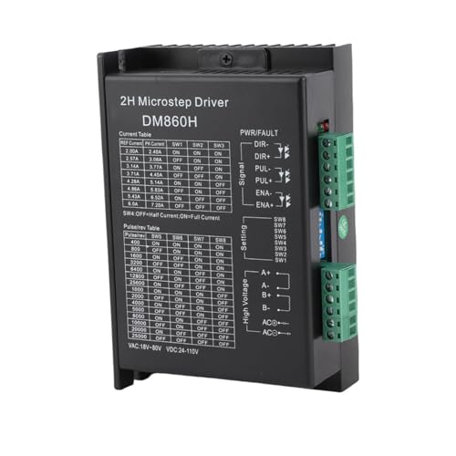 Keenso Stepper Motor Drive High Performance DM860H Unterteilung Control für Industrielle Automatisierung NEMA23 NEMA34 2-Phase für Motorbegeisterte von Keenso