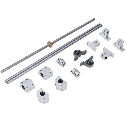 Keenso T8 Bleischritt -Kit Langlebiger Aluminium Dual Rail Waft Set für 3D -Drucker Crafting von Keenso