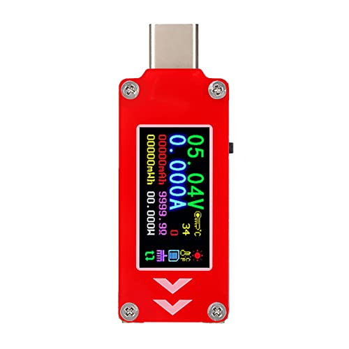 Keenso TC64 Color Display PD Ladegerätespannungsspannungsstromkapazitätsdetektormesser für Mobiltelefon Laptop Ladegerät Power Bank Keenso TC64 Color Display PD Ladegerätespannungsspannungsstromkapazitätsdetektormesser für Mobiltelefon Laptop Ladegerät Power Bank von Keenso