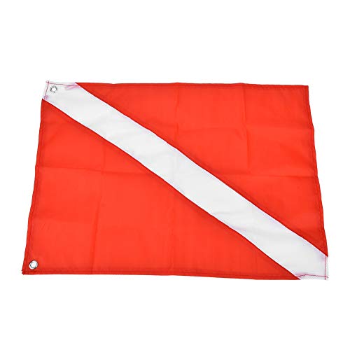 Keenso Tauchflagge, Signalmarker, Taucherflagge, Unterwasserboot, Schwimmring, Taucheroberfläche (60 x 70 cm) von Keenso