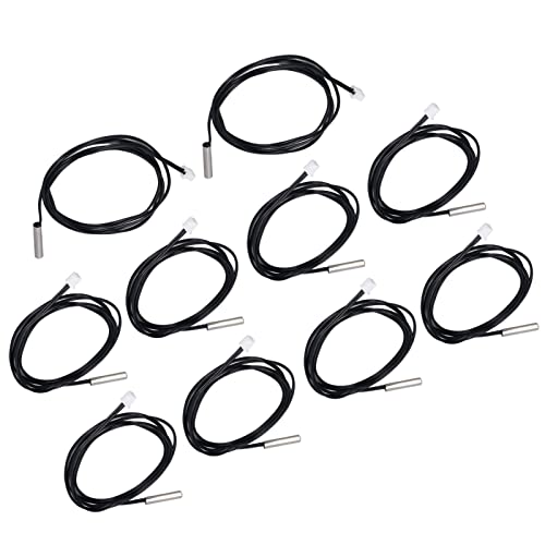 Keenso Thermistorsensor -Temperatursonde Zuverlässig 10pcs Pack Zur Konstantkontrollmessung (5K B3470) von Keenso