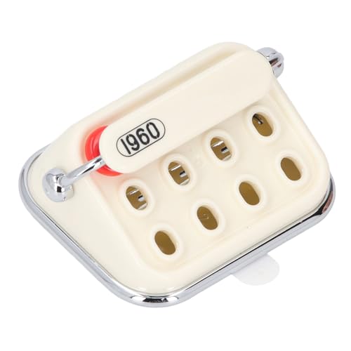 Keenso Vintage -Schreibmaschinenparkschild, Dreistelliges Display, Retro -Schreibmaschinen Armaturenbrettplatte für Auto, Wohnkultur (Beige) von Keenso