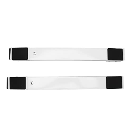 Keenso Waschmaschinenständer Tragbare Reisbremsen mit Zusätzlichen Kissen, Geeignet Zum Bewegen Schwerer Gegenstände, 2 Sets (WHITE) von Keenso