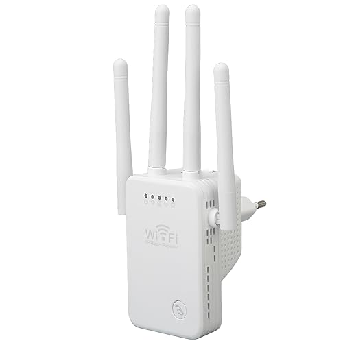 Keenso WiFi Range Extender Safe und Easy -Verwenden Sie Internetverstärker WiFi Signal Booster für Heimwohnung 1 Stück (EU-Stecker) von Keenso