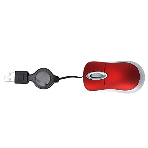 Keenso Wired Tragbare Maus mit 1600DPI -optischer Auflösung für Büro -USB Mäuse 3 Wege Rad Design Computerzubehör von Keenso