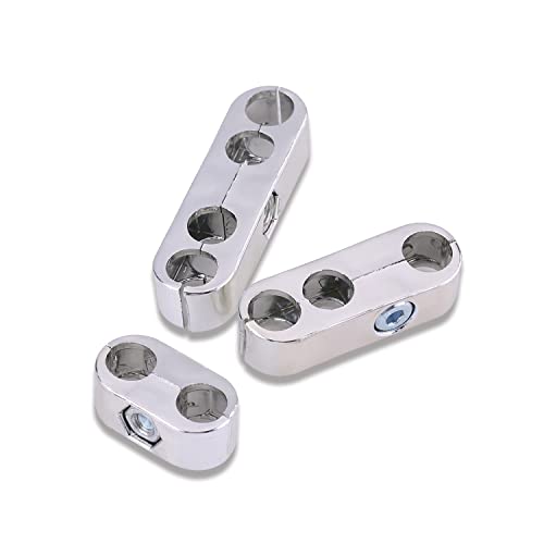 Keenso Zündkabeltrenner, 7mm / 8mm Zündkabeltrenner Teiler Webstühle Zündkabeltrenner Halter(Silber SI-A0730) von Keenso