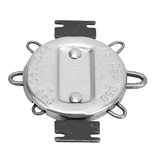 Keenso -Zündkerzenmessgerät, Präzisionsmesswerte mit Zwei Einheiten, Impact -Proof Struktur, Verschleiß Beweis Finish für Motorrad mit Aluminiummaterial (schwarzes Silber) von Keenso