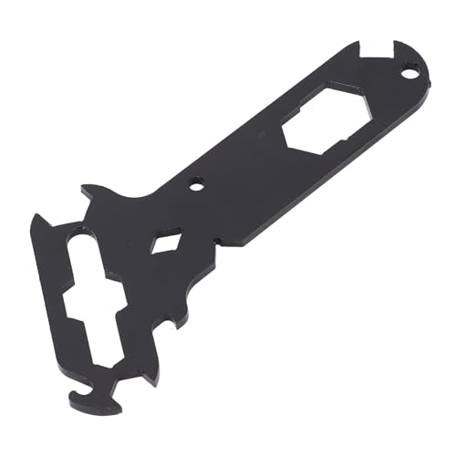 Rigger DIY Multitool, 14 in 1 Separates Rigger -Werkzeug Stahl Multifunktionaler Flügelmutter -Draht -Stripper Flaschenöffner Bühnenhandwerkzeug für Wohnmobile Caravans Autos von Keenso