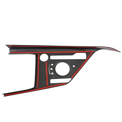 Schaltrahmenabdeckung, Leichter ABS-Auto-Innenraum-Schaltrahmen, Kohlefasermuster, Ersatz für Niro SG2 2021+ von Keenso