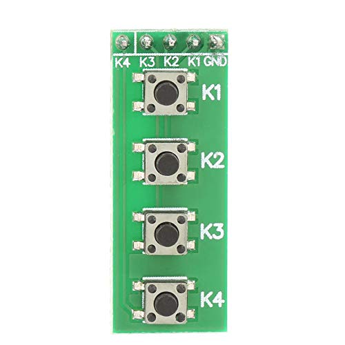 Universal 4 Key Push Button Switch Modul Keyboard Board für DIY KIT Universal 4 Key Push Button Switch Modul Keyboard Board für DIY KIT von Keenso