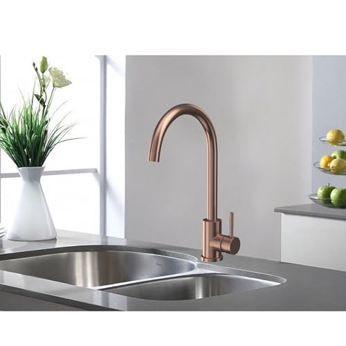 Keenware KKT-445 Kilburn Zeitgenössische Monoblock-Küchenmischbatterie: gebürstete Bronze von Keenware