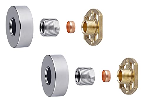 Keenware KSA-001 Bar Valve Fixing Kit, Chrom von Keenware