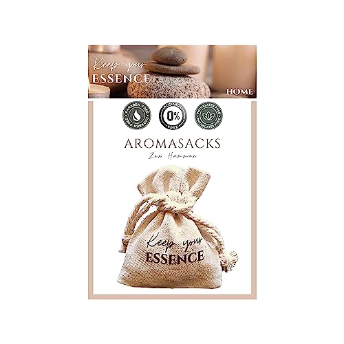 Aromasacks Home - Lufterfrischer für Schränke und Schubladen. Entspannender und sauberer Duft. Bis zu 8 Wochen. Duftsäckchen mit aromatischen Perlen 0% Alkohol. Zen Hamman Aromasacks Home - Lufterfrischer für Schränke und Schubladen. Entspannender und sauberer Duft. Bis zu 8 Wochen. Duftsäckchen mit aromatischen Perlen 0% Alkohol. Zen Hamman von Keep Your Essence