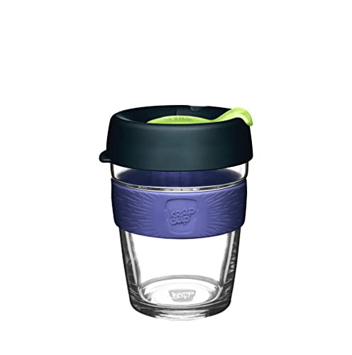 KeepCup Brew, wiederverwendbare Glasbecher, mittelgroß, 340 ml, tief von KeepCup